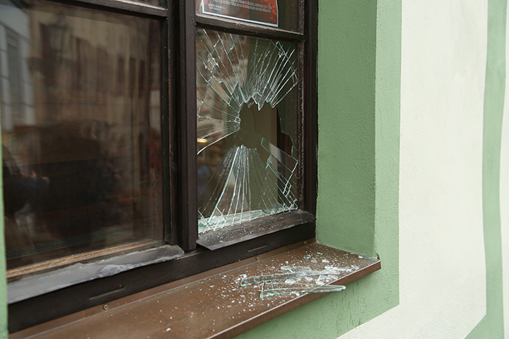 A2B Glass are able to board up broken windows while they are being repaired in West Hendon.